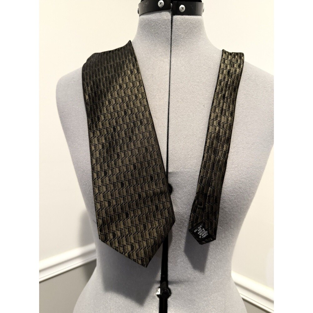 DKNY 100% Silk neck tie Brown Tones